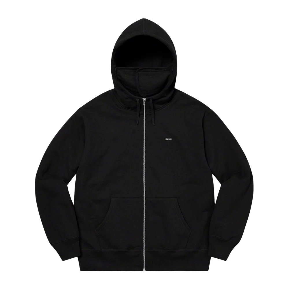 Supreme Beperkte oplage Facemask Zip Up Hoodie Black Heren