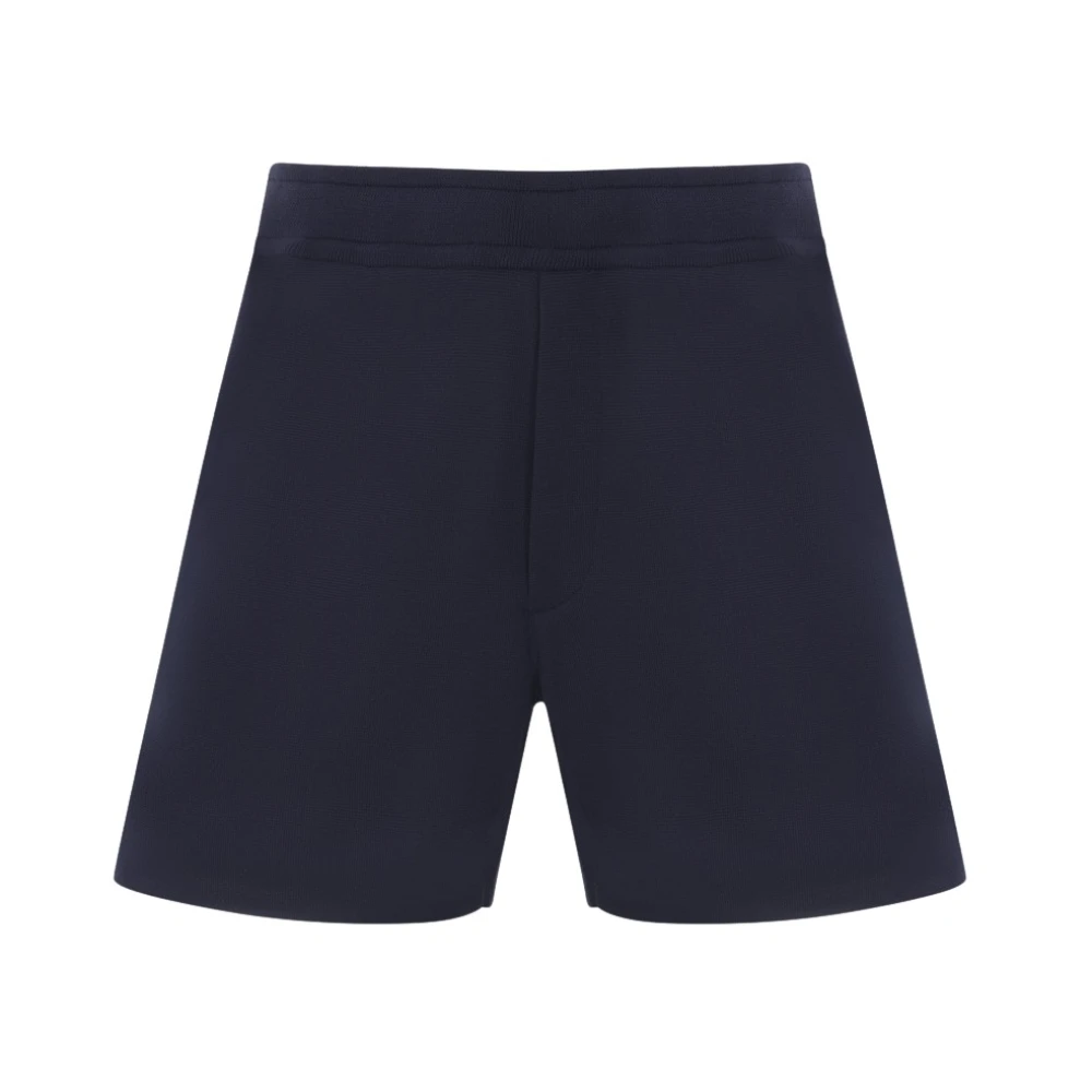 Cfcl Blauwe Shorts Elastische Taille Rits Zakken Blue Dames
