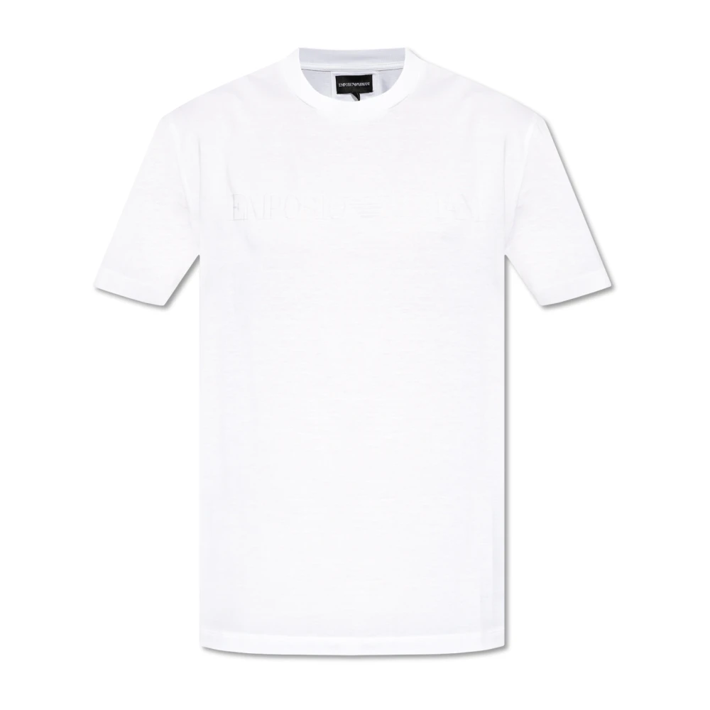 Emporio Armani Hombre Blanco Camisetas, : 3XL