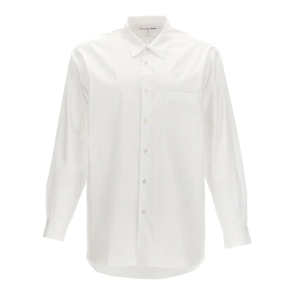 Comme Des Garçons Men's White Formal Shirts, Xl, Forever Shirt