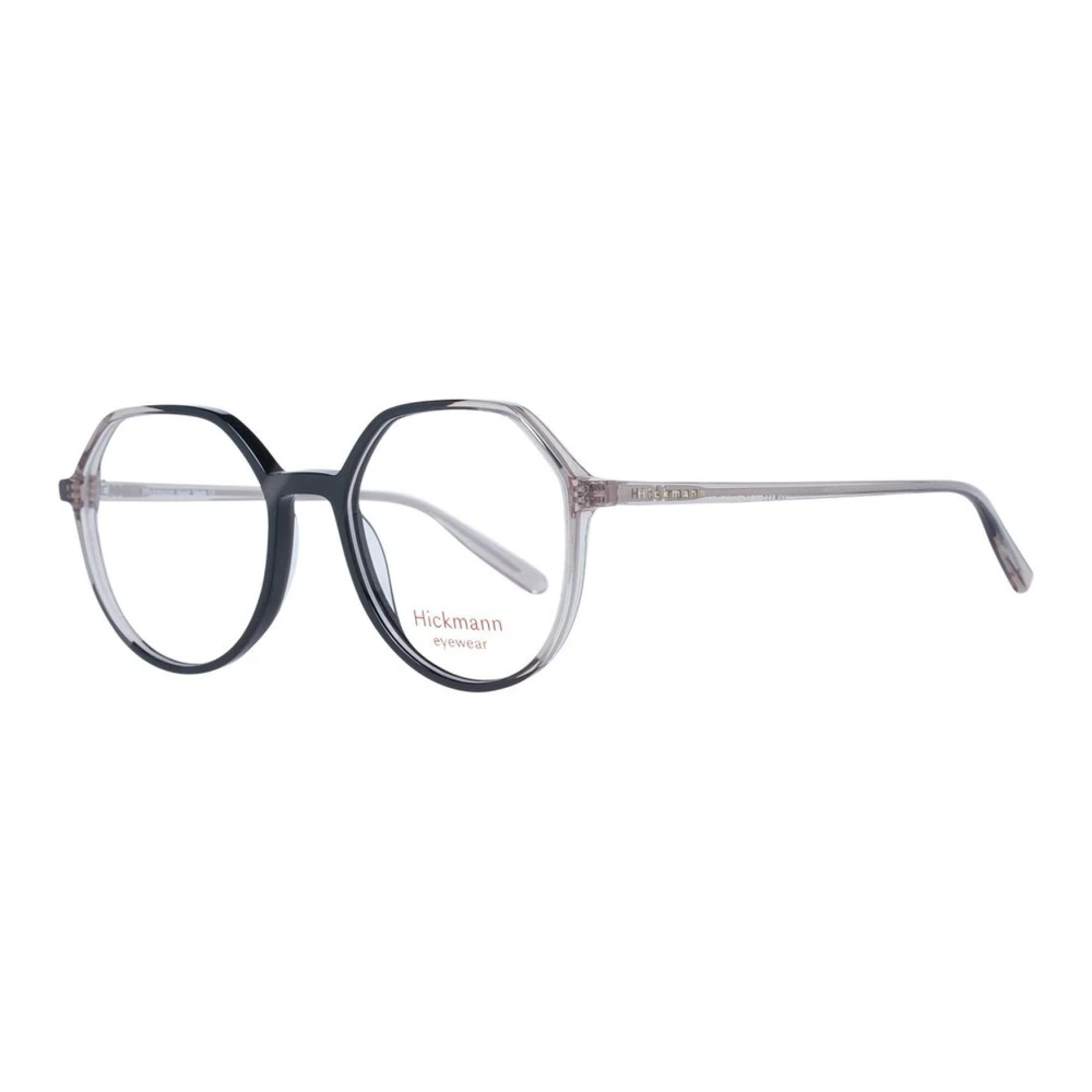 Ana Hickmann Zwarte Vierkante Acetaat Optische Frames met Hoes Black Dames