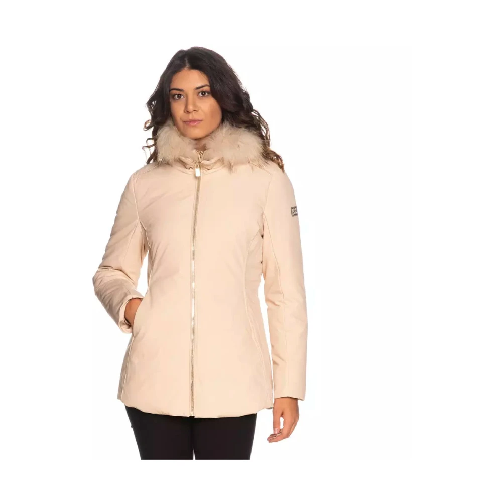 YES ZEE Winter Jackets Beige Dames
