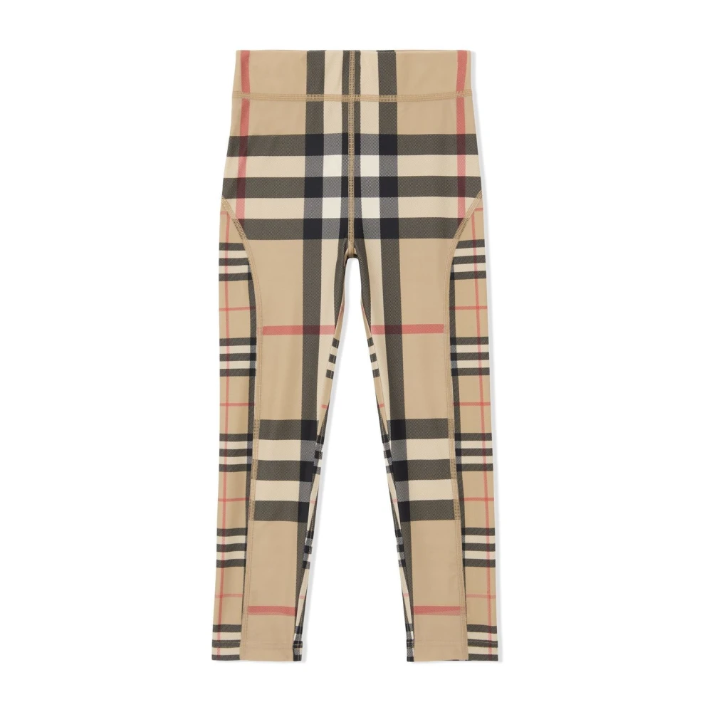 Burberry Flickkläder Byxor Beige Ss23 Beige, Flicka