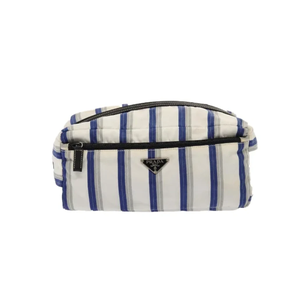 Prada Vintage Pre-owned Nylon prada-bags White Dames