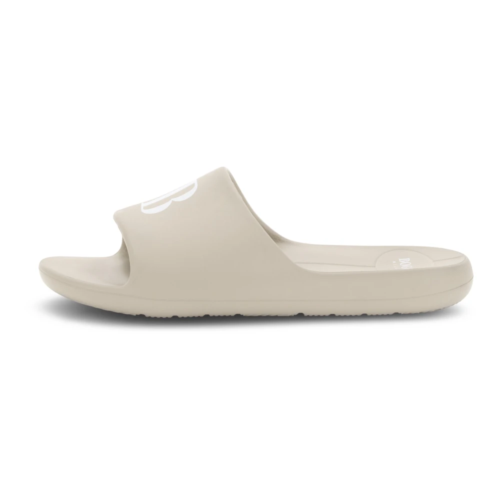 Boggi Milano Uomo Beige - Ciabatta Con Logo In Eva - Shoes - 43 Eu