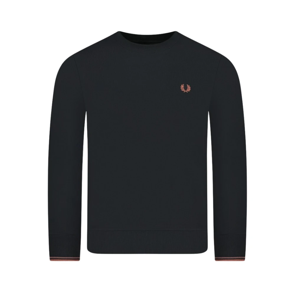 Fred Perry Crew Neck Sweatshirt Black Heren