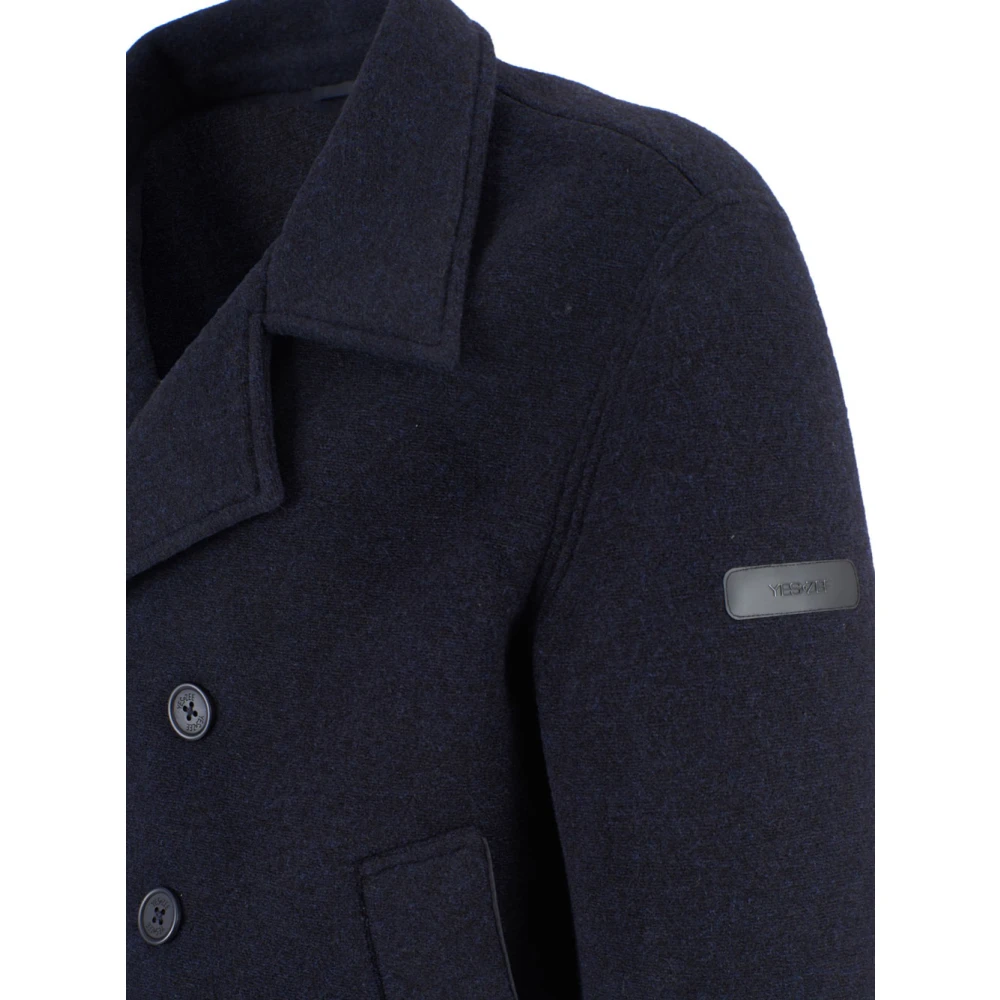 YES ZEE Blauwe Winterjas Blue Heren