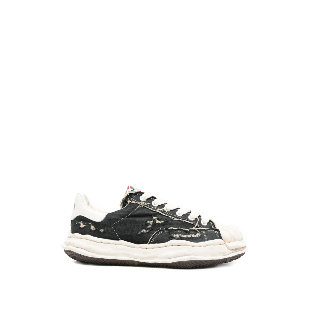 Mihara Yasuhiro Blakey Canvas Low-Top Sneaker Heren Schoenen Zwart