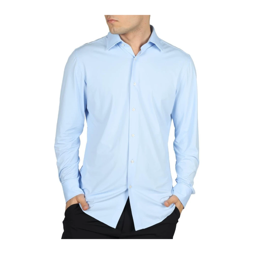 Boss Hank Kent Overhemd Blue Heren