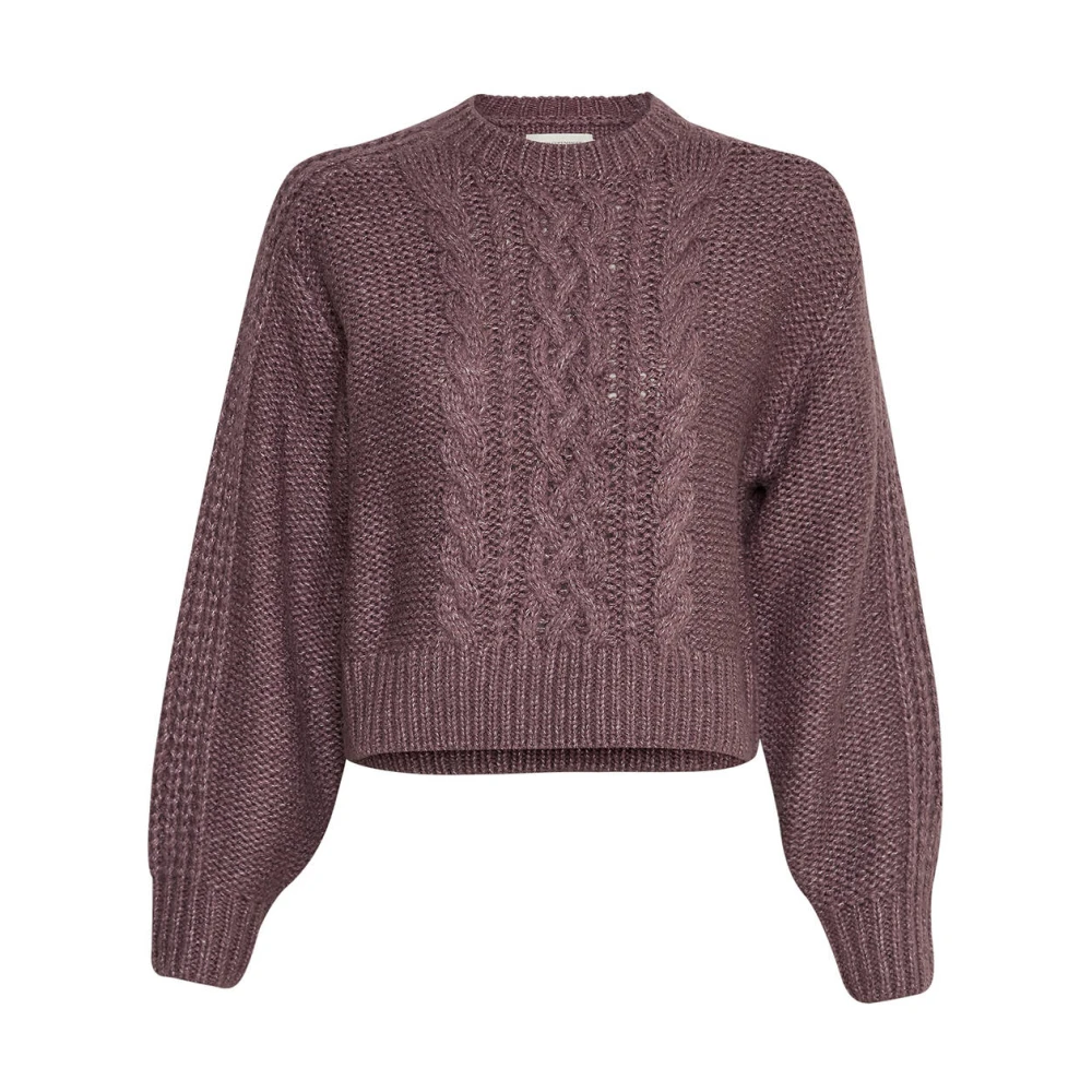 moss copenhagen Heidi Pullover Upgrade Stijlvolle Moderne Vrouw Purple Dames