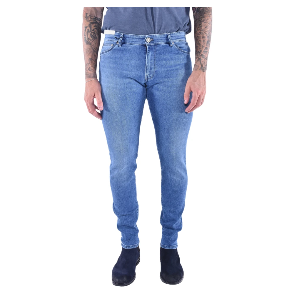 Pt Torino Men's Blue Soft Touch Stretch Denim Jeans - Skinny Fit Jeans - W42 - Jeans