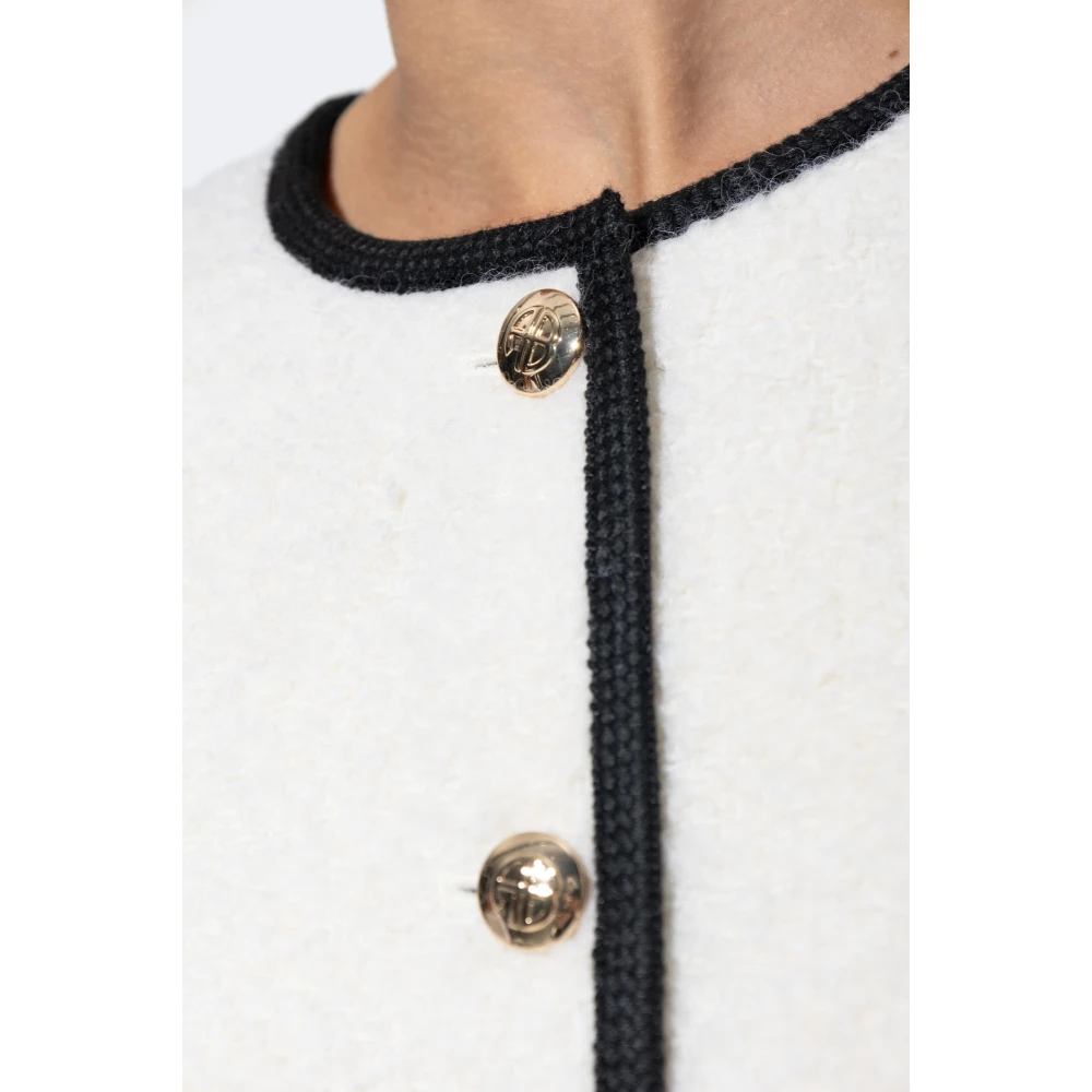 Anine Bing Wollen jas White Dames