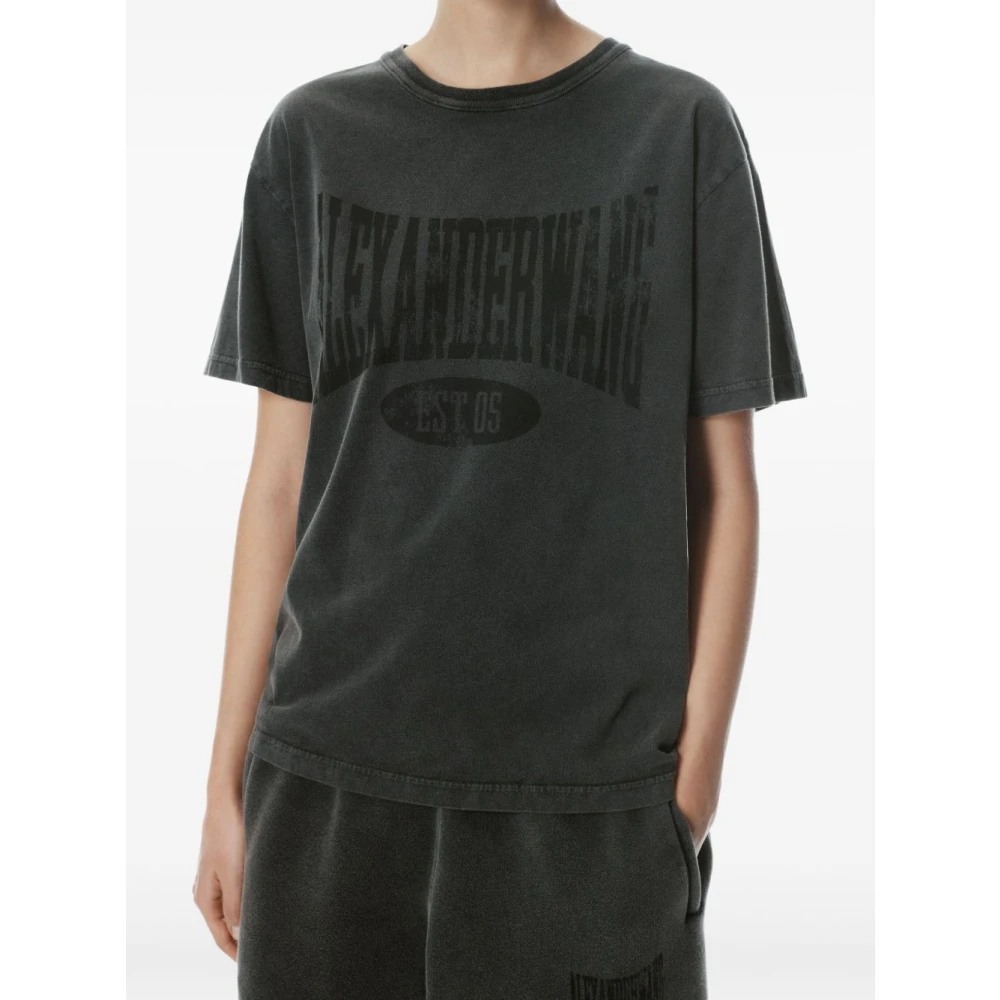 alexander wang Stijlvolle T-shirts en Polos Black Dames