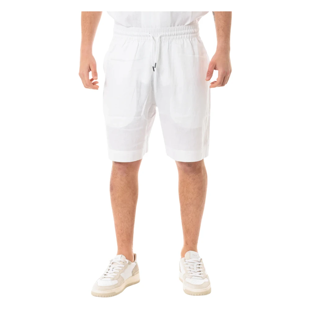 Emporio Armani Vit A Bermuda Shorts För Män