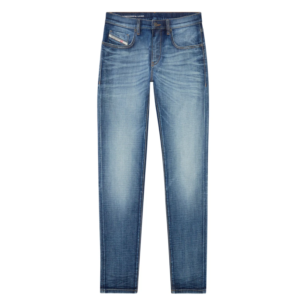 Diesel Blauwe Zomer Jeans 5-Pocket Model Blue Heren