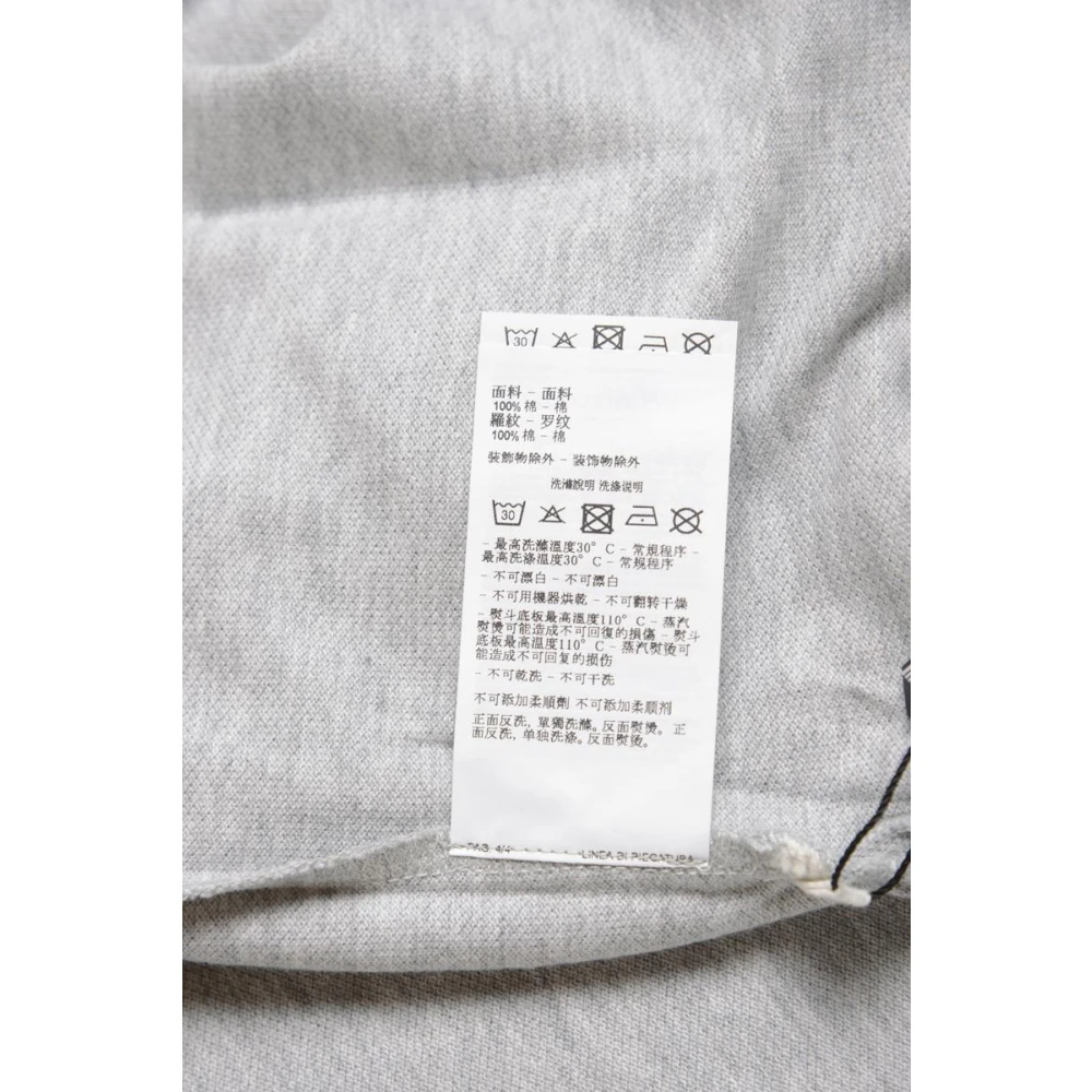 Emporio Armani EA7 Klassieke Polo Shirt voor Mannen Gray Heren