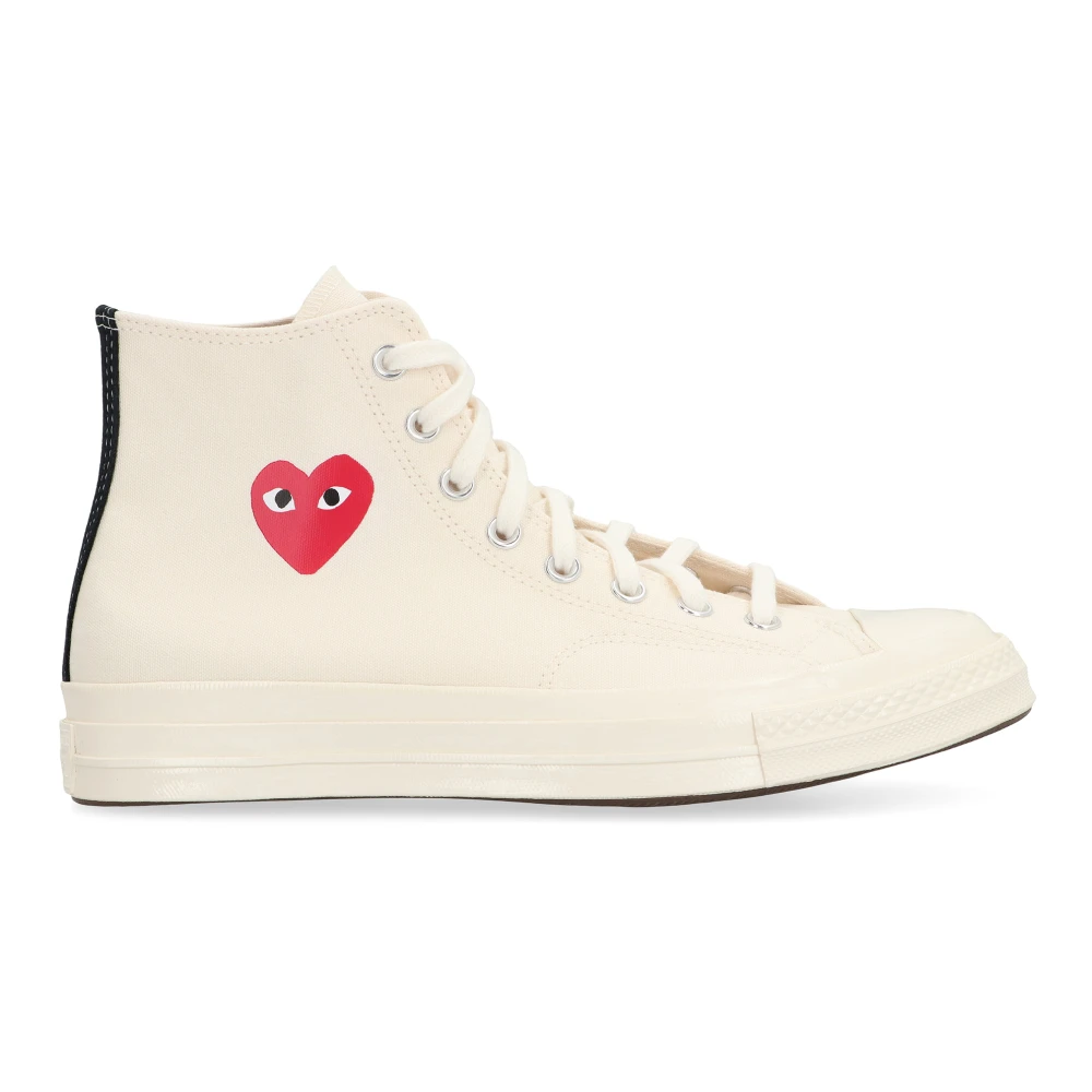 Comme Des Garçons Play Men's Beige Sneakers, 12 Uk, Chuck 70 High-Top Trainers