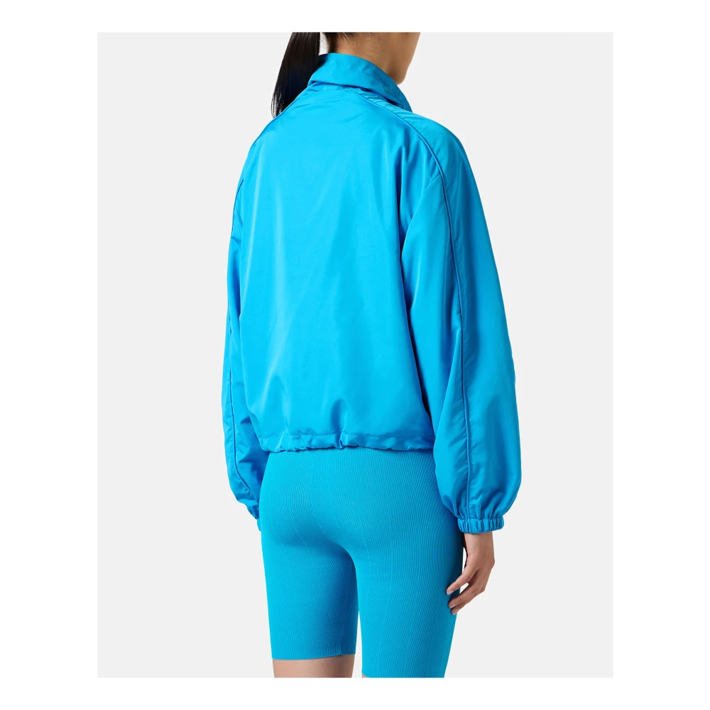 Iceberg Kobaltblauwe jas van nylon actieve stof met intern gaas Blue Dames