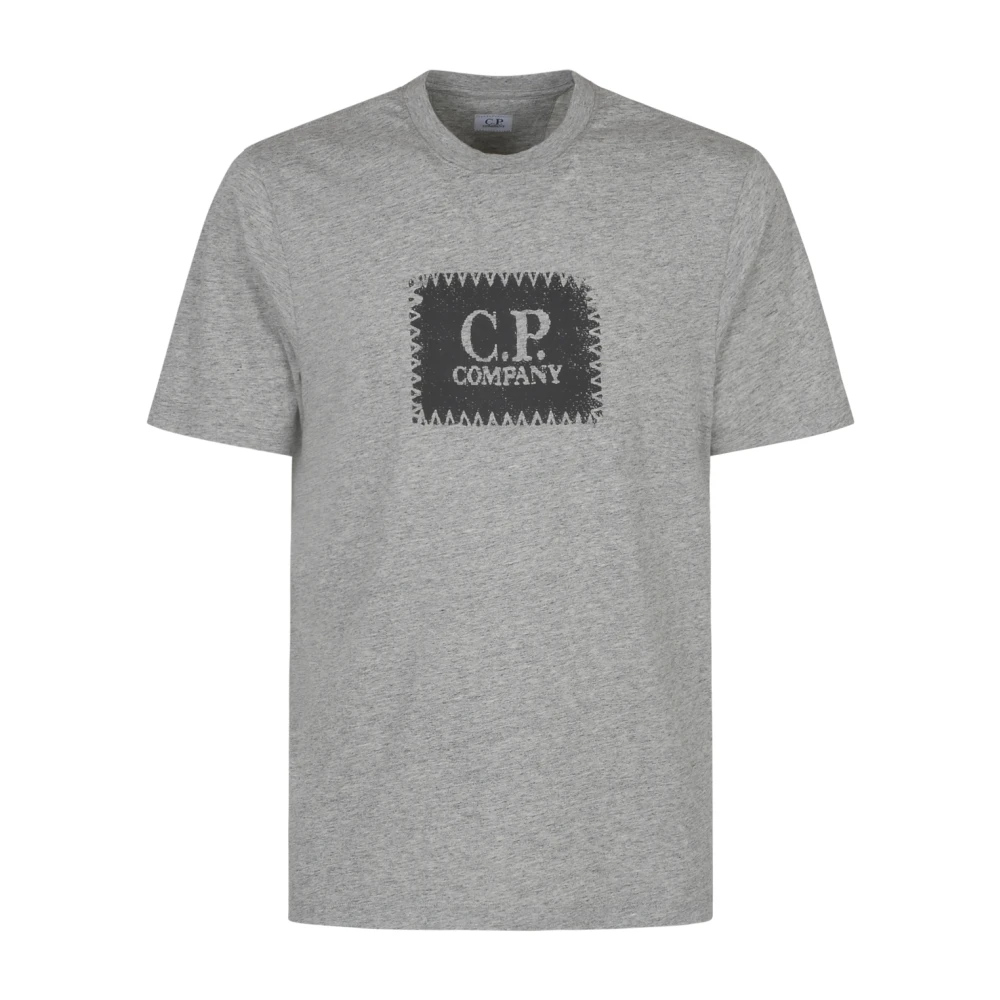 C.P. Company Korte Mouw Jersey T-shirts Gray Heren