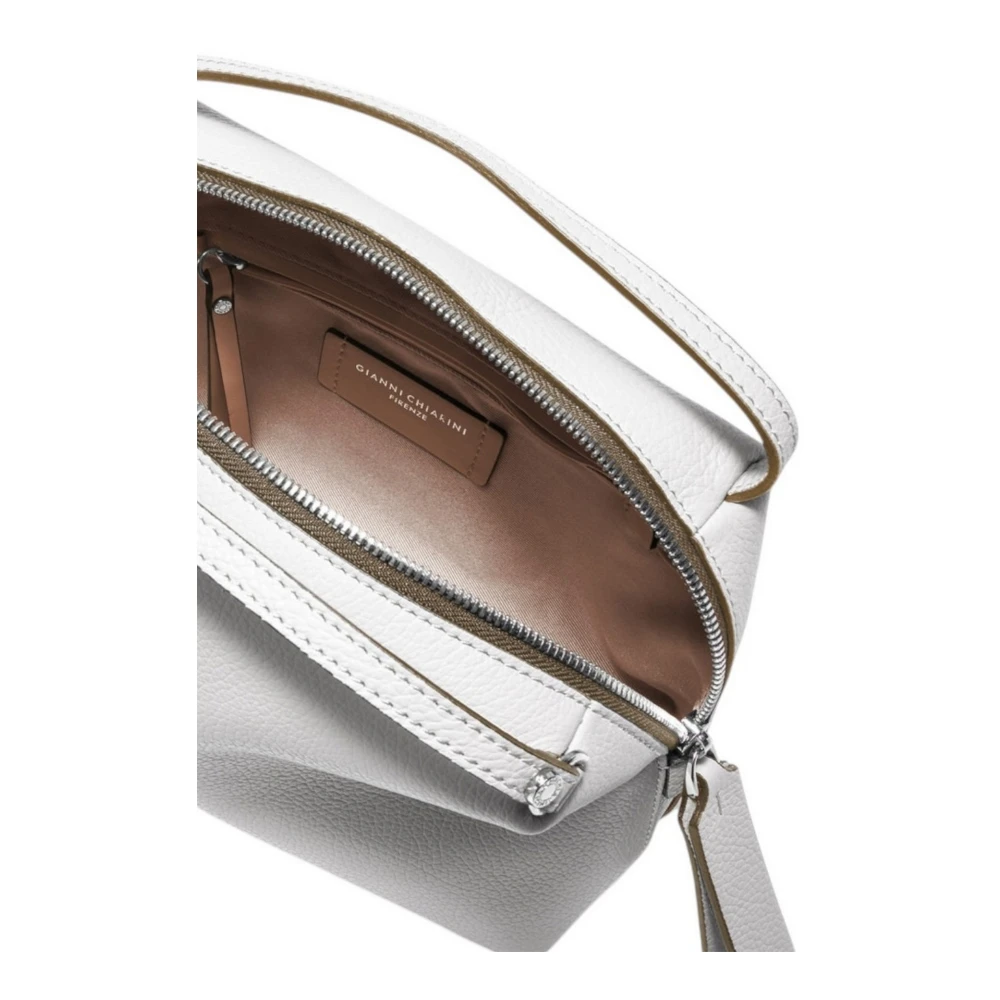 Gianni Chiarini Ivoor Handtas Alifa Compact Licht Ruim Beige Dames