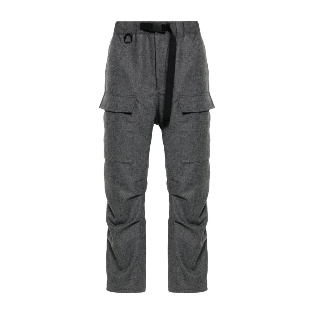 Y-3 Grå Stiliga Byxor Gray, Herr