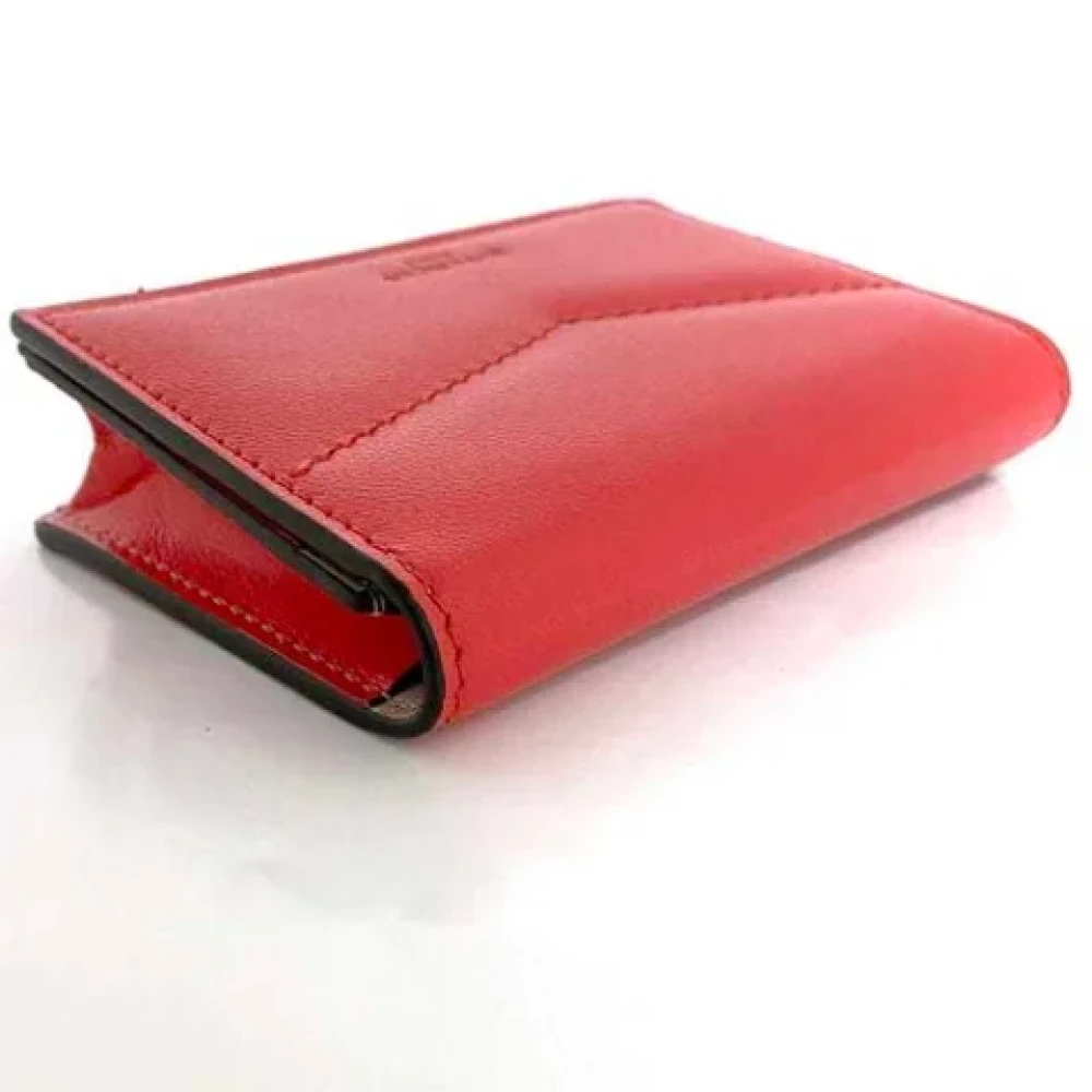 Givenchy Pre-owned Leather wallets Red Dames