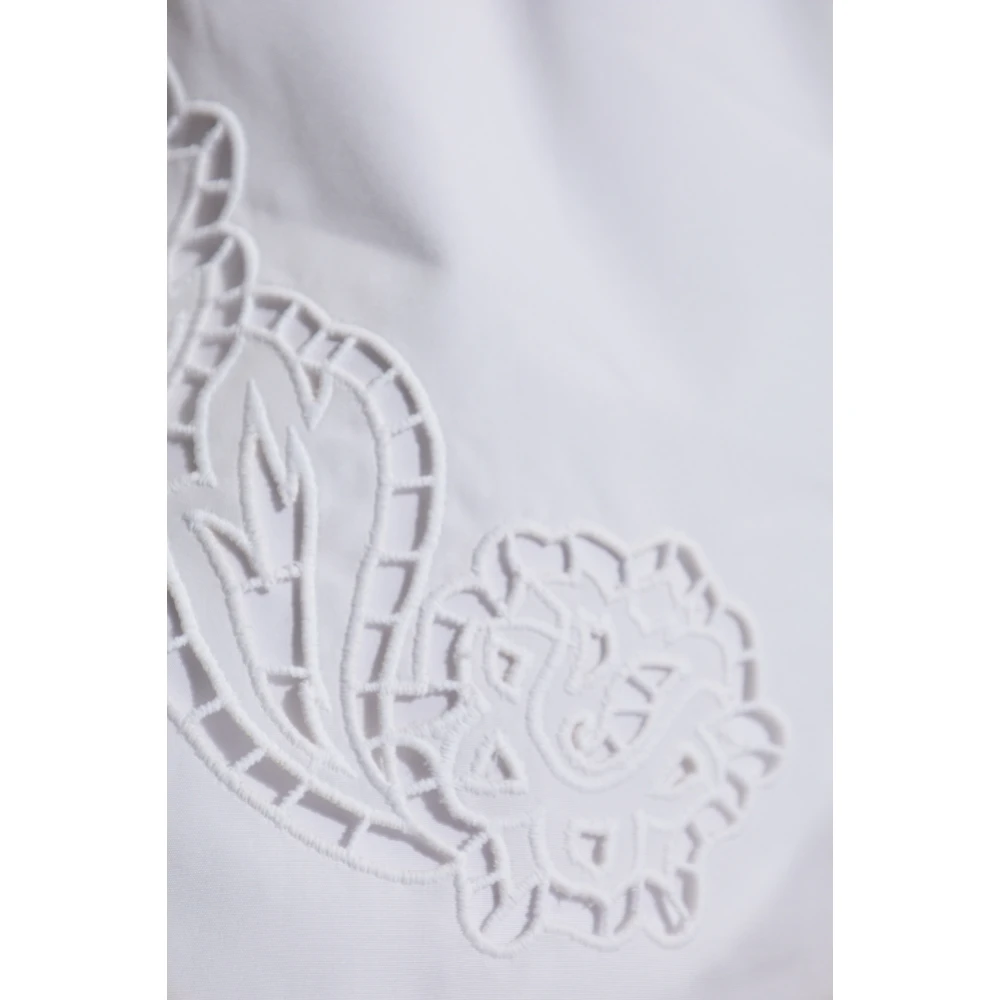 Versace Katoenen shorts White Dames