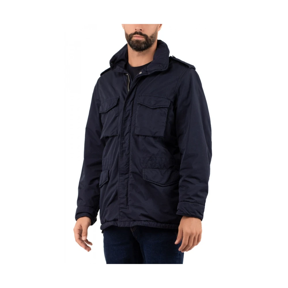 Aspesi Stijlvolle Blouson Blue Heren