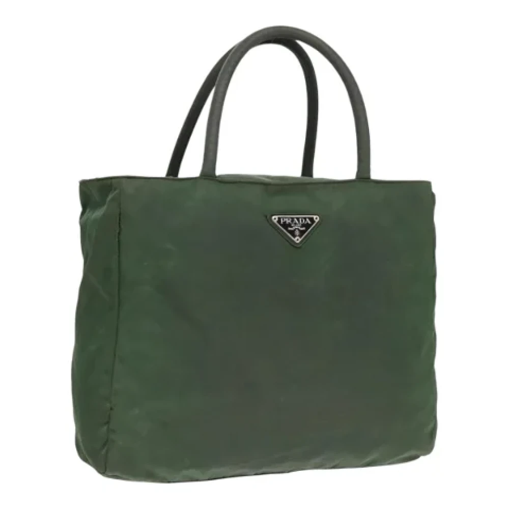 Prada Vintage Pre-owned Nylon totes Brown Dames