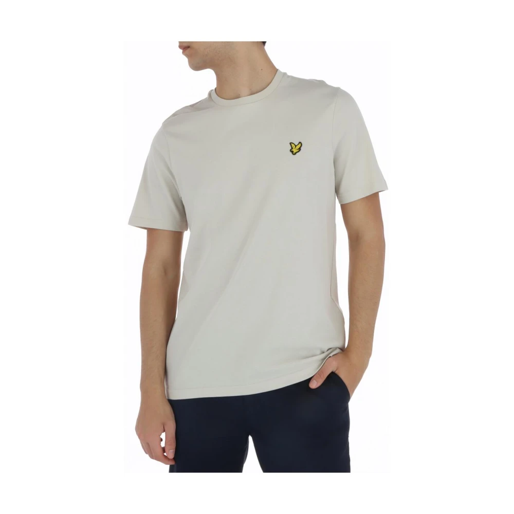 Lyle & Scott Men's Beige Crew Neck Tshirt