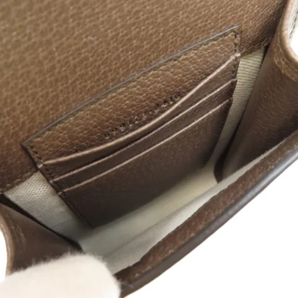 Gucci Vintage Pre-owned Fabric gucci-bags Beige Dames