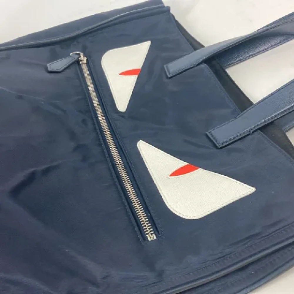 Fendi Vintage Pre-owned Fabric fendi-bags Blue Heren