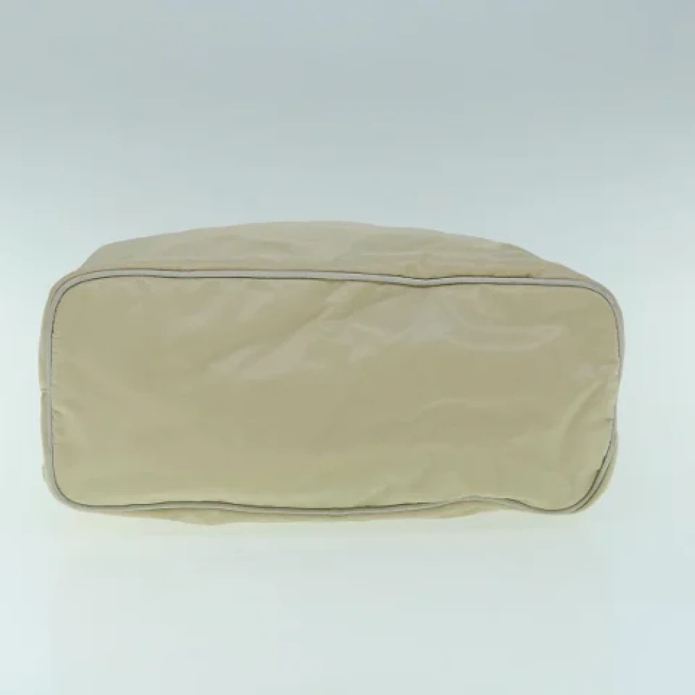 Prada Vintage Pre-owned Nylon totes Beige Dames