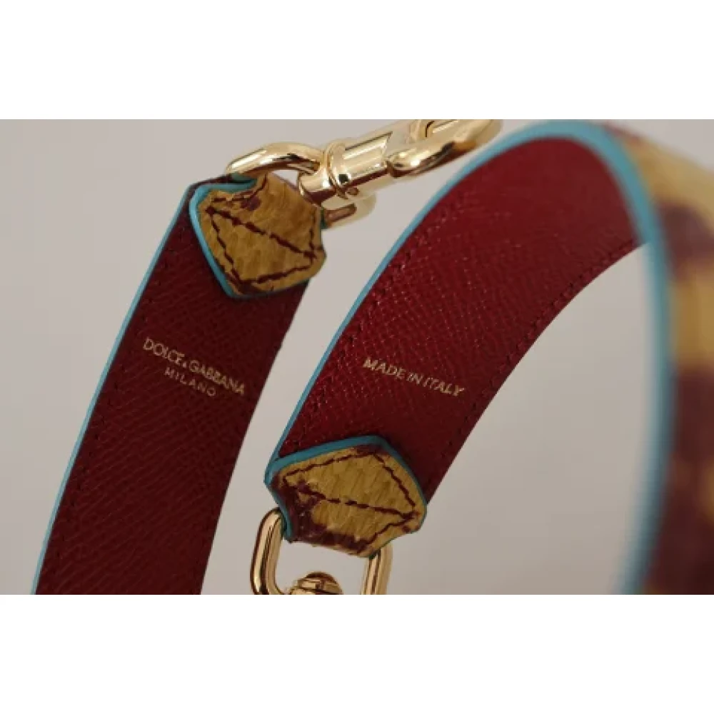 Dolce & Gabbana Pre-owned Leather home-office Multicolor Dames