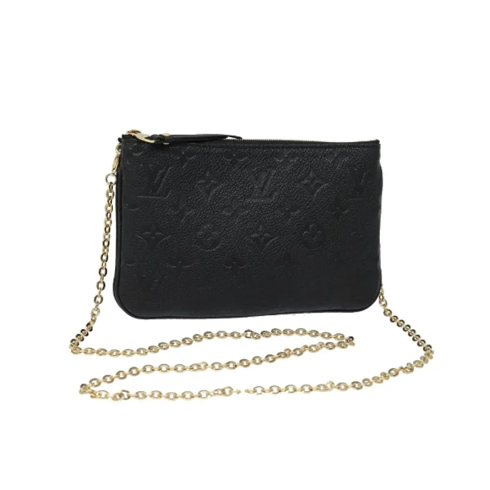 Louis Vuitton Vintage Pre-owned Leather louis-vuitton-bags Black Dames