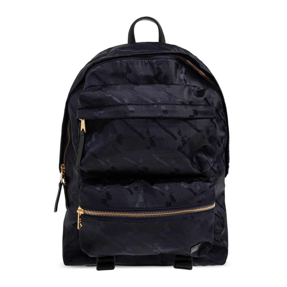 Paul Smith Hombre Mochila Con Parche Del Logo