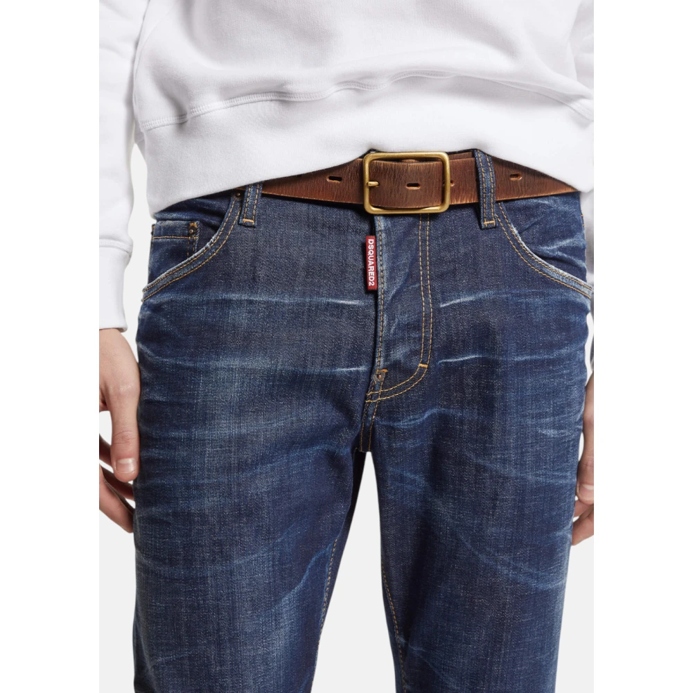 Dsquared2 Blauwe Skater Jeans Tijdloos Ontwerp Blue Heren