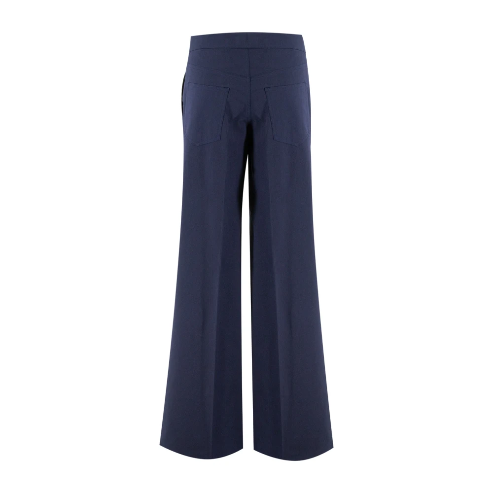 ETRO Paleisstijl Wijde Pijp Broek Blue Dames