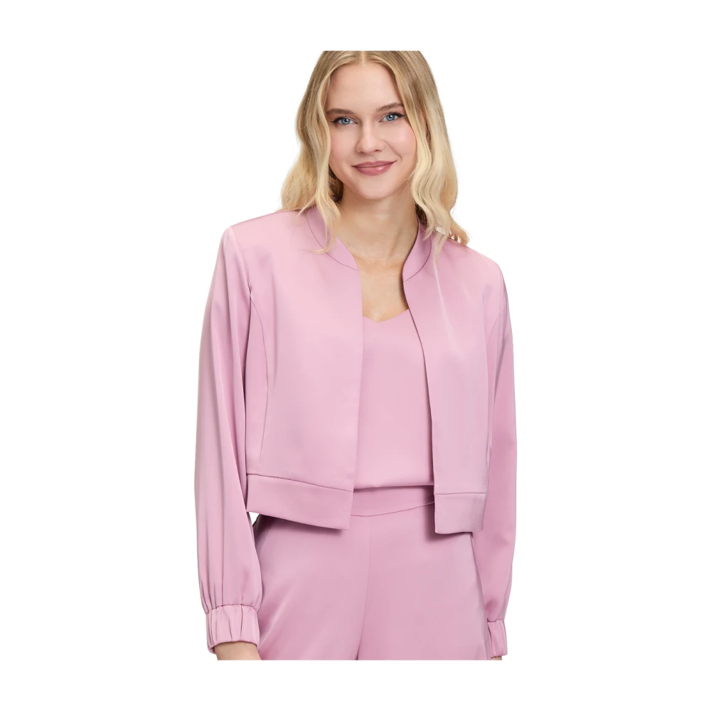 Vera Mont Elegante Blazer Jas Pink Dames
