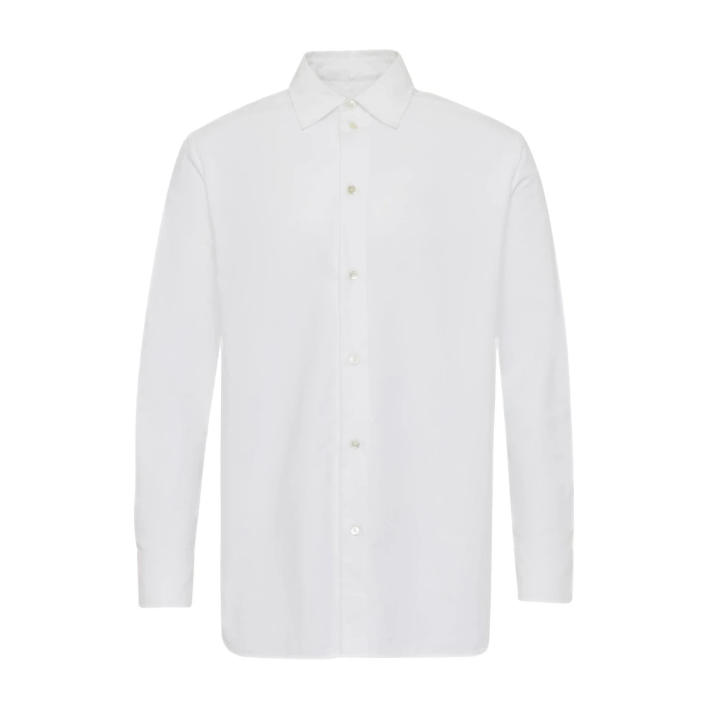 JW Anderson Witte Oxford Overhemd Klassieke Stijl White Heren