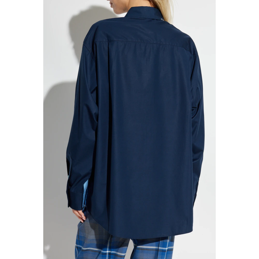 Marni Overhemd met zak Blue Dames