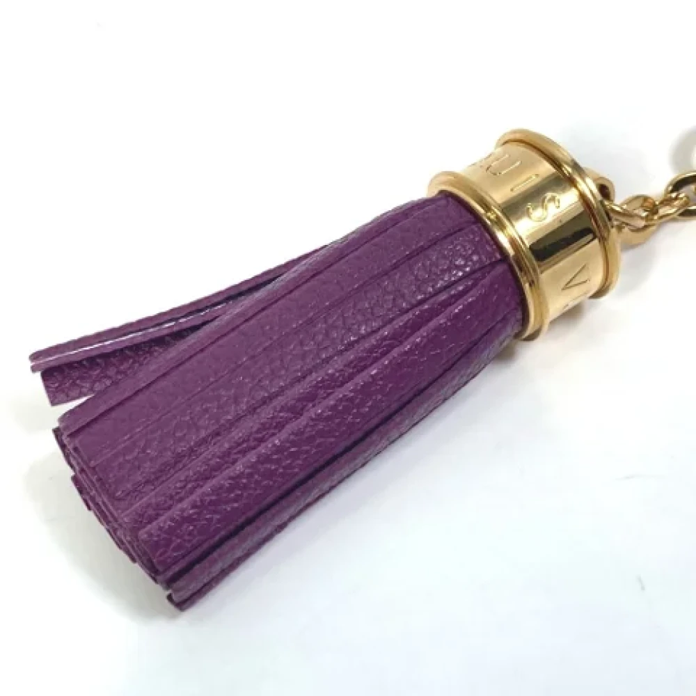 Louis Vuitton Vintage Pre-owned Leather key-holders Purple Dames