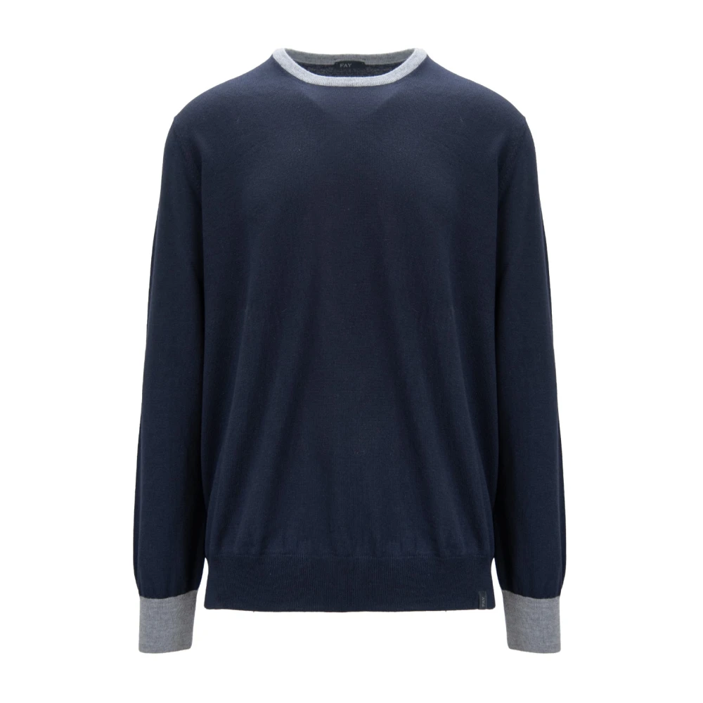 Knitwear > Round-neck Knitwear - - Fay - Modalova