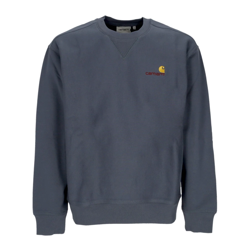 Carhartt Wip Men's Blue Crewneck Sweatshirt - Sweatshirts - Xl - Sweatshirts & Hoodies