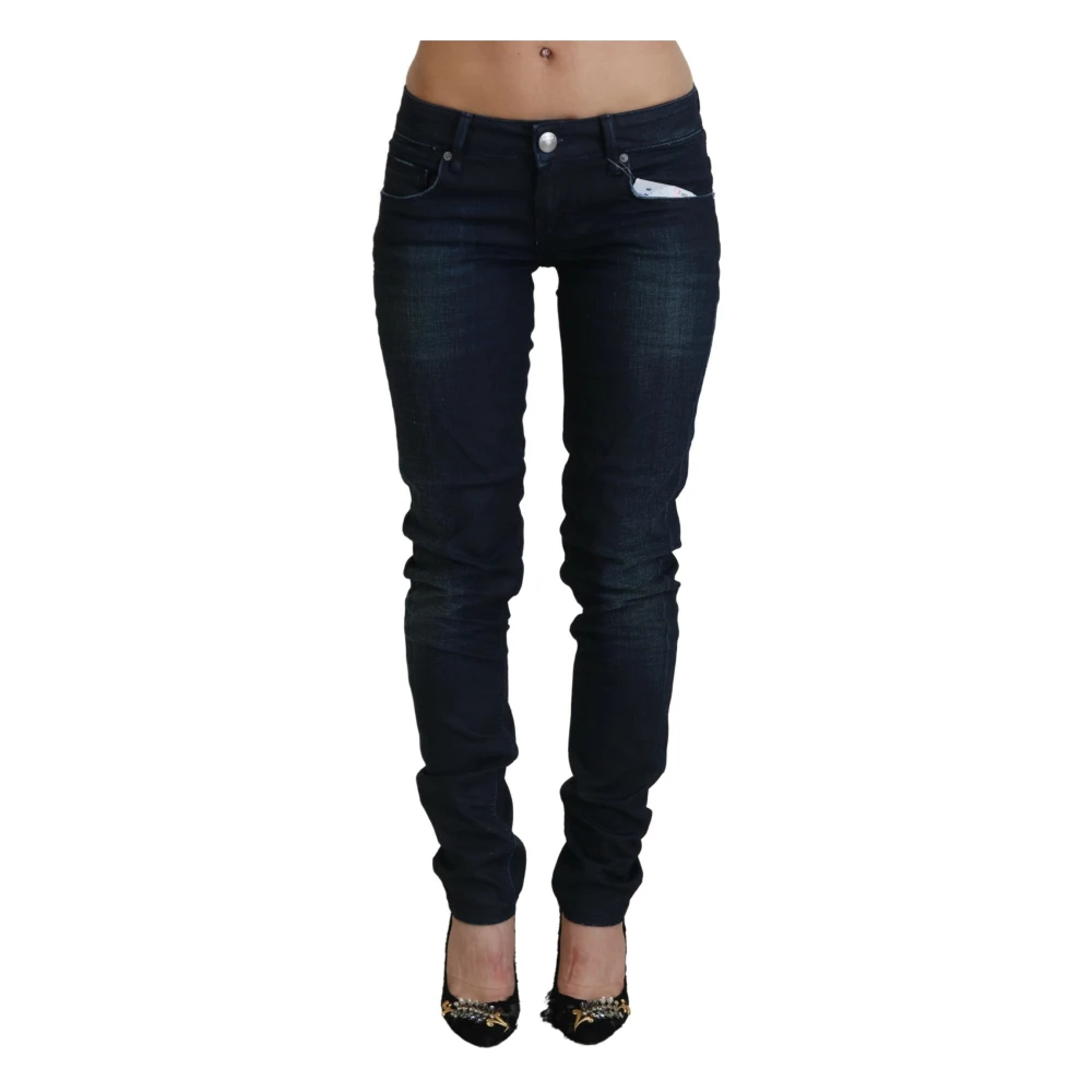 Acht Women's Blue Low Waist Slim Fit Denim - Skinny Fit Jeans - W26 - Jeans