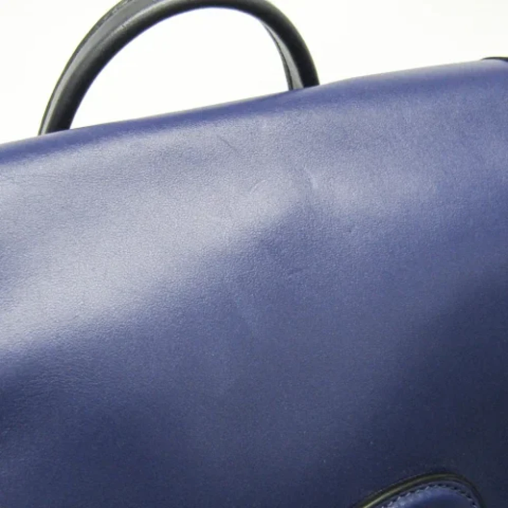 Coach Pre-owned Leather backpacks Blue Dames