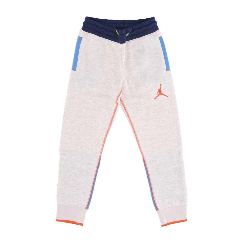 Jordan Ljus Elfenbensfärgad Fleece Tracksuit Byxor Gray, Flicka