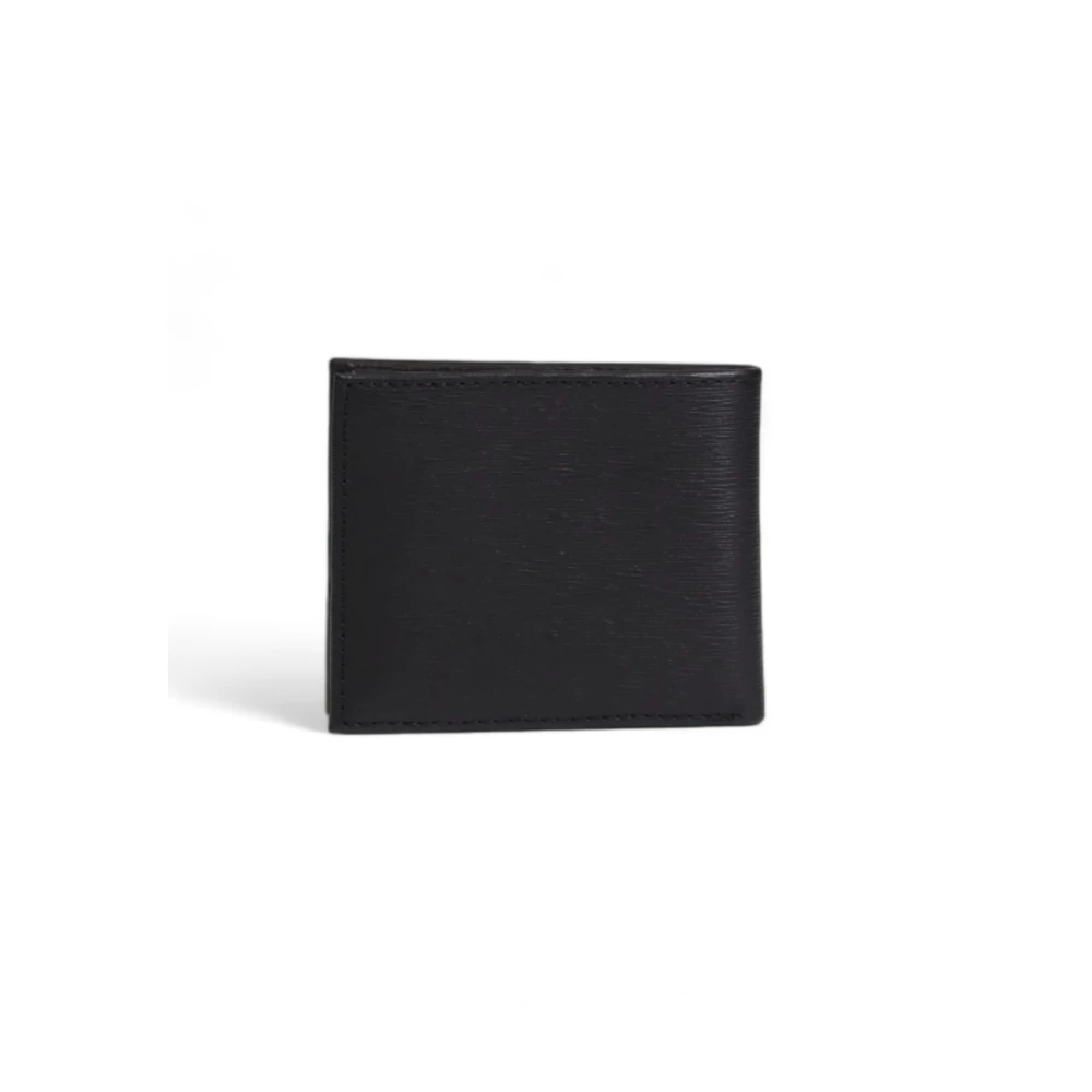 Tommy Hilfiger Mini CC Leren Portemonnee Herfst Winter Collectie Black Heren