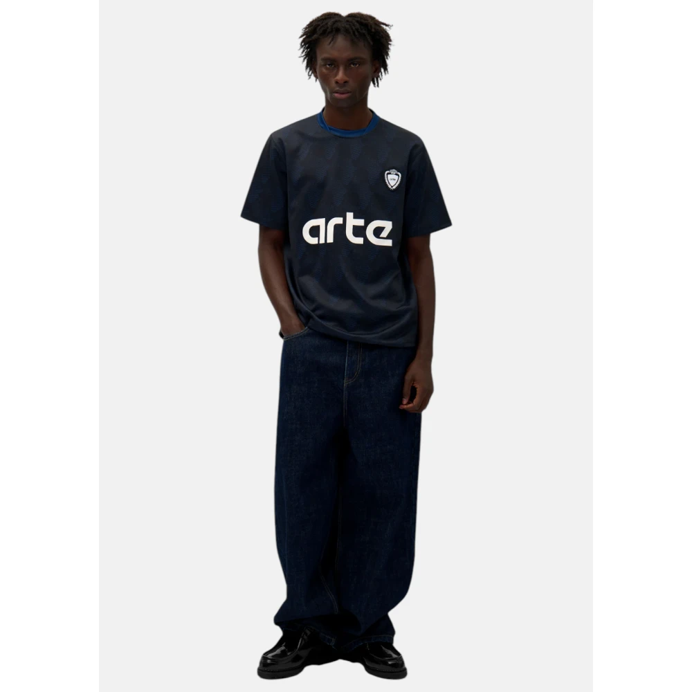 Arte Antwerp Voetbalshirt met Afrikaans Continent Blue Heren