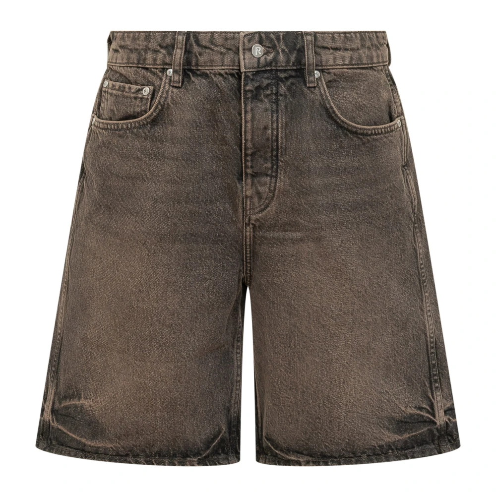 Represent Men's Brown Denim Short - Denim Shorts - W29 - Shorts
